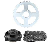 Motorcycle Chain Kit - T8F Chain Drive System with 6T Gearbox & Rear Sprocket for 47cc-49cc Mini Moto Pocket Quad