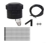 Motorcycle Chain Lubricator Oiler Kit Aluminum Manual Lube Applicator Tool for All Weather Riding Conditions O X Ring Chains(black)