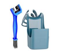 Motorcycle Chain Maintenance Kit - Oil Storage Box with Cleaning Brush, Anti-Splash Lubrication Tool, Compact Chain Care Accessories, Chain Cleaner for Motorcycles, Scooters | Easy Maintenance