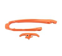 Motorcycle Chain Slider Swingarm Guide Compatible With XC SX SXF XCF XCW EXC XCFW EXCF FC FE FS FX TC TE TX Models Fits Various Dirt Bike Parts(Orange 2 Piece Set)