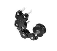 Motorcycle Chain Tensioner Adjuster CNC Aluminum Adjuster Tensioner Chain Automatic Regulator For Motorcycle Chopper ATV Universal Modification Accessories(Blackone)