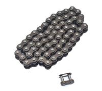 Motorcycle Chain with Connecting, 25H Motorcycle Drive Chain Multicolor 116-144 Links With Spare Master Link(Black 25h-62 Link)