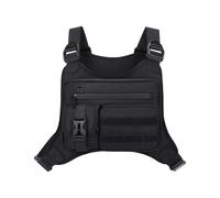 Motorcycle Chest Pack - Breathable Sling Bag, Multifunctional Sports Organizer, Versatile Zip Pocket Storage, Portable Travel Gym Accessory, Sturdy Running Hiking Companion | Fishing Office Beach