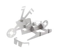 Motorcycle Chicken Grill Rack Stainless Steel Portable Bbq Stand