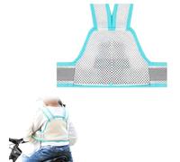 Motorcycle Children's Strap, Adjustable Children's Motorcycle Harness, Baby Fall Protection, Adjustable Length, Motorcycle Children's Strap, with Reflective Strips, Suitable for Children Between 2 and