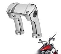 Motorcycle Chrome 4" Handlebar Riser 1.25" Bar For Harley Softail Slim Fatboy Dyna Street Bob Low Rider FXDL