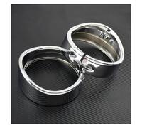 Motorcycle Chrome 7''Headlight Trim Ring+4.5'' Fog Light Cover +Visor Style Turn Signal Trim Ring For Har&ley Softail FLH Touring Headlights Covers