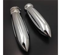 Motorcycle Chrome Bullet Shape 7/8" 22mm Hand Grips for Suzuki GSXR 600 750 1000 Hayabusa (All Models and Years)/ for Yamaha FZR YZF 600 600R R1 R6 R6S (All Models and Years)