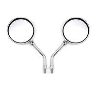 Motorcycle Chrome Side Mirrors Round For Universal For Suzuki Boulevard C50 M109R M50 C90 Rearview Mirror