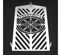 Motorcycle Chrome Skull Flame Radiator Grill Cover Guard Protector Accessories For YAMAHA Venture S - XVZ1300 2009 2010 2011 2012 2013