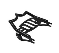 Motorcycle Chrome Solid Steel Crown Style Luggage Rack For Harley For Road King For Road Glide 2009-2024(Black)