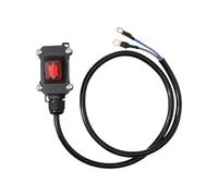 Motorcycle Circuit Breaker 12V/24V, Engine Kill Switch, Heavy-duty Battery(100cm line)