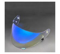 Motorcycle CL16 Visor for HJC CL17 CLST CLSP CSR1 CSR2 CS15 TR1 FG15 HS11 FS15 HJ09 Uv Protection Helmet Shields Capacete Accessories(Gold)(Revo Clear Blue)