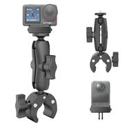Motorcycle Clamp Mount with Adapter compatible for DJI Osmo 360/Action5-3