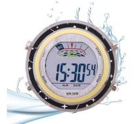 Motorcycle Clock - Compact Electronic Watch with Luminous | Easy to Install Scooter Watch for Cycling Lovers, Men Cyclists, Perfect Watch for Motorcycle Adventures