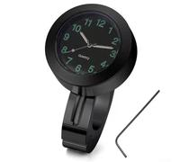Motorcycle Clock, Motorcycle Watch, Waterproof Glow-in-the-dark Motorcycle Handlebar Watch, Digital Watch, Handlebar Watch, Motorcycle Watches For Handlebars (Black)