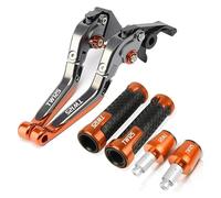Motorcycle Clutch and Brake Lever kit for TW125 1999-2004 Motorcycle Enlarge Extendable Brake Clutch Lever Handle(D)