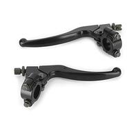 Motorcycle Clutch and Drum Brake Levers, Comfortable Grip for 22mm Handlebar, Ideal Replacement for Dirt Bikes and ATVs, 1 Pair