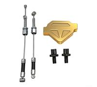 Motorcycle Clutch Booster, 1-Pack Aluminum Alloy Stunt Lever Pull Cable for Clutch Operation and Reduced Hand Fatigue(gold)