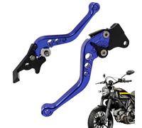 Motorcycle Clutch Brake - Aluminum Alloy Levers, Adjustable Gear Handles | Rust-proof Brake And Clutch Set For Motorcycles, Clear Switching Performance With Anti-slip Grip, 2pcs-k