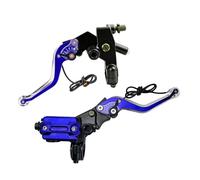 Motorcycle Clutch Brake Levers with High Brightness LED Lights Corrosion Resistant Aluminum Safety Night Driving Motorcycle Clutch Handle LED Indicator