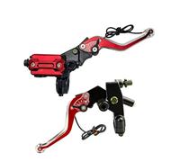 Motorcycle Clutch Brake Levers with High Brightness LED Lights Corrosion Resistant Aluminum Safety Night Driving Motorcycle Clutch Handle LED Indicator