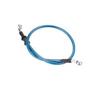 Motorcycle Clutch Cable Cable Repair Kit Lengh 400mm-1500mm Hydraulic Brake Hose Universal Brake Hose Line Steel Brake Cable Banjo Head Both Sides 28 °(Blue,130CM)