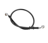 Motorcycle Clutch Cable Cable Repair Kit Lengh 400mm-1500mm Hydraulic Brake Hose Universal Brake Hose Line Steel Brake Cable Banjo Head Both Sides 28 °(Black,150CM)