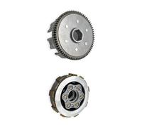 Motorcycle Clutch Center Hub Assembly Outer Basket Friction Plates Steel Disc For STN AJ1 YB250R Engine Part