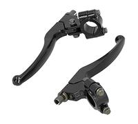 Motorcycle Clutch Lever, Dirt Bike Clutch Lever Motorcycle Brake Lever High Hardness 1 Pair Aluminum Alloy for Pit Bike Dirt Bike ATV Motocross Motorcycle