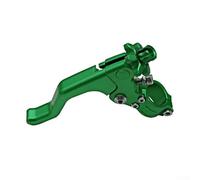 Motorcycle Clutch Lever Handlebar CNC Aluminum One Finger Short Lever for Reduced Resistance and Improved Handling Fits Multiple Motorcycle Models (green)