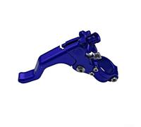 Motorcycle Clutch Lever Handlebar CNC Aluminum One Finger Short Lever Reduces Pull Resistance for Enhanced Control Suitable for Street and Stunt Motorcycles (blue)