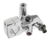 Motorcycle Clutch Lever Perch Aluminium Alloy Holder Mount M10 Mirror | Silver Replacement Bracket for Handlebar Installation, Brake Levers, Clutch Lever Replacement, Motorcycle Mechanics