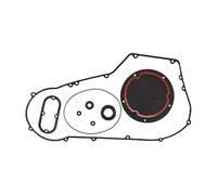Motorcycle Clutch Primary Cover Gasket Kit 60567-90A 60539-94 for Dyna & Softail 1994-2005 Black