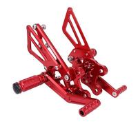 Motorcycle CNC Adjustable Footpegs Foot Pegs Pedals Rest Rearset For Kawasaki For ZX-14R For ZX14R For ZX 14R ABS 2012-2017 Motorcycle Footpegs(Red)