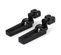 Motorcycle CNC Adjustable Front Footrests Foot Pegs Pedals For Honda NC750S NC750X CROSSTOURER CROSSRUNNER VFR800F CB500F/X CBR(Balck CB500F logo)