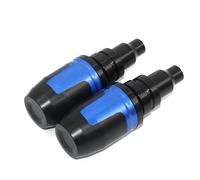 Motorcycle CNC Aluminium Crash Pads Exhaust Frame Slider Protector For KYMCO DownTown 350 300i Drop Pads(Blu)