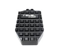 Motorcycle CNC Aluminum Alloy Rear Brake Lever Pedal Enlarger Extension For H&ONDA CMX1100 Rebel 1100 2021 2022 2023 Rear Brake Peg(Black)