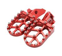 Motorcycle CNC Aluminum Footpegs Bracket Pedals Foot Pegs/Fit For Surron Ultra Bee UB Electric Motocross Bike Motorcycle Footrest Foot Pegs(Ultra Bee Red)