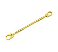 Motorcycle CNC Aluminum Handle Cross Bar Steering Strength Lever Balance 7/8" 22mm Handlebar Universal Motorbike Mid Handlebars(Golden)