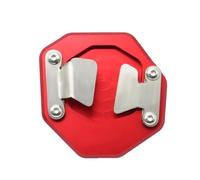 Motorcycle CNC Aluminum Kickstand Extension Plate Foot Side Stand Enlarge Pad For Aprilia For TUAREG 660 2021 2022 IENQBVL(Red)