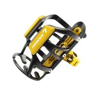 Motorcycle CNC Beverage Water Bottle Drink Cup Holder Mount Compatible with Tracer 700 900 700Gt 900Gt 7GT 9GT 7 9 GT Tracer9 Tracer7(Tracer7 Gold)
