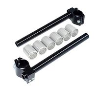 Motorcycle CNC Cafe Racer Handlebar Racing Adjustable 24-31MM Clip On Fork Handle Bar
