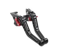 Motorcycle CNC Clutch Brake Lever Adjustable Handle 6-speed Adjustment For Suzuki DL650 V-Strom XT 2004-2010(Black 1)