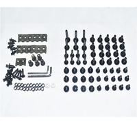 Motorcycle CNC Complete Fairing Bolts Bodywork Screws Nuts Kit For Suzuki GSXR1000 2005-2006 K5 Motorcycle decorative accessories(Black)