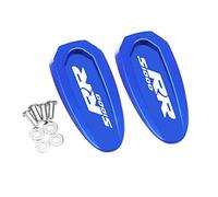 Motorcycle CNC Driven Mirror Eliminators Cover Windscreen Windshield Hole Cap For B S1000RR S1000 RR 2020-2021(BLUE)