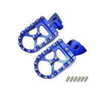 Motorcycle CNC Foot Peg For YAMAHA YZ85 YZ125 YZ250 125X | For YZ250F YZ250FX 450FX YZF WRF 250 426 450 YZF250 WRF250 WR450F LIANGYIM(Blue)