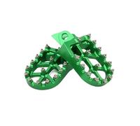 Motorcycle CNC Foot Pegs Footpeg Pedal FootRest/Fit For Kawasaki KX65 KX80 KX85 KX100 / Fit For Suzuki RM65 RM100 KX RM 65 80 85 100(Green)