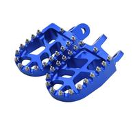 Motorcycle CNC Foot Pegs Pedals Rests For Kawasaki For KLX250R For KLX250 For KLX250S For KLX300R For KLX650R For KLR650 Motorcycle Footpegs(Blue)
