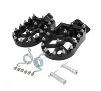 Motorcycle CNC Foot Pegs Rests Footrest Footpeg Pedals For YZ 85 125 250 For YZ250F For YZ426F For WR250F For WR400F For WR426F For WR450F Motorcycle Front Foot Pegs(Black With Pin)